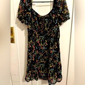 Francesca's Mi Ami Puff Sleave Dress